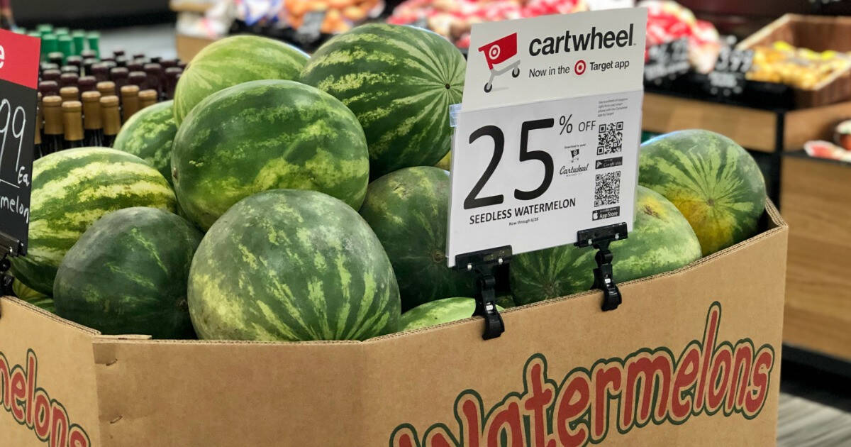 Rare 25% Off Watermelon, Honeydew & Cantaloupe at Target