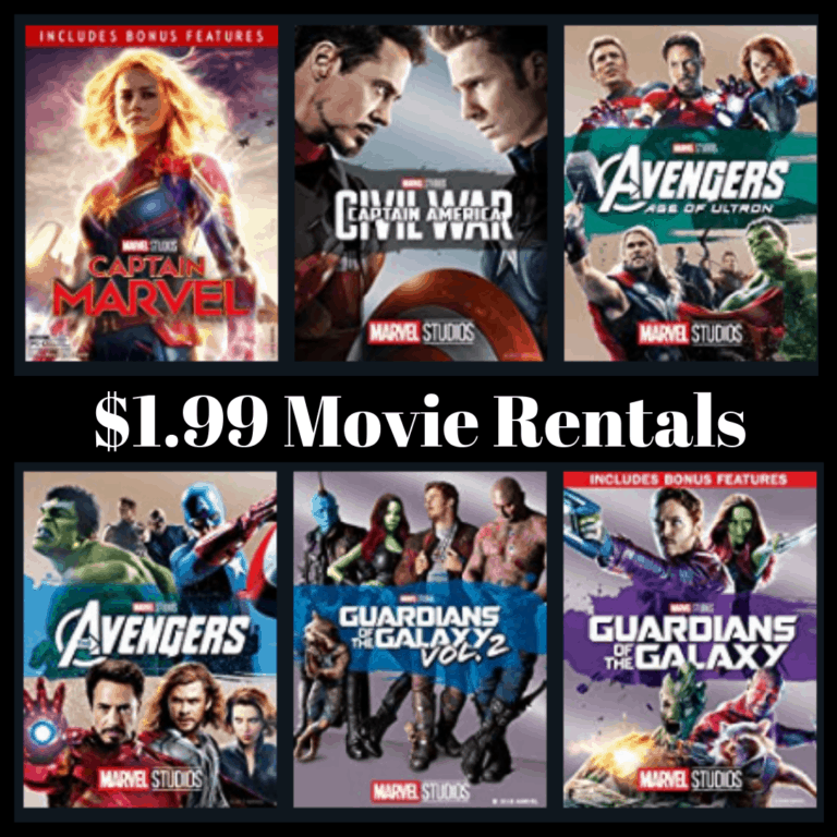 Amazon: Select Marvel Movie Rentals ONLY $1.99 Each *Iron Man, Thor, and More**