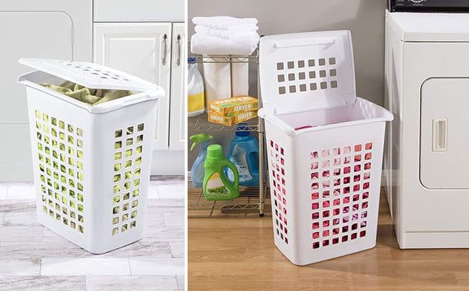 Sterilite Laundry Hamper 4-Pack Just $17.58 at Amazon – ONLY $4.40 Each!