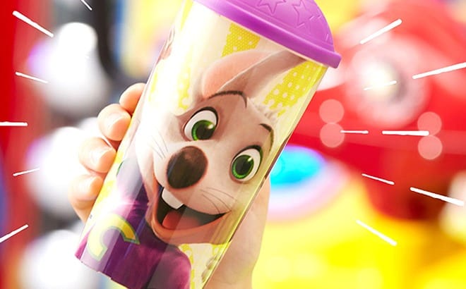 Unlimited FREE Lifetime Refills With Limited-Edition Chuck E. Cheese Cup Purchase