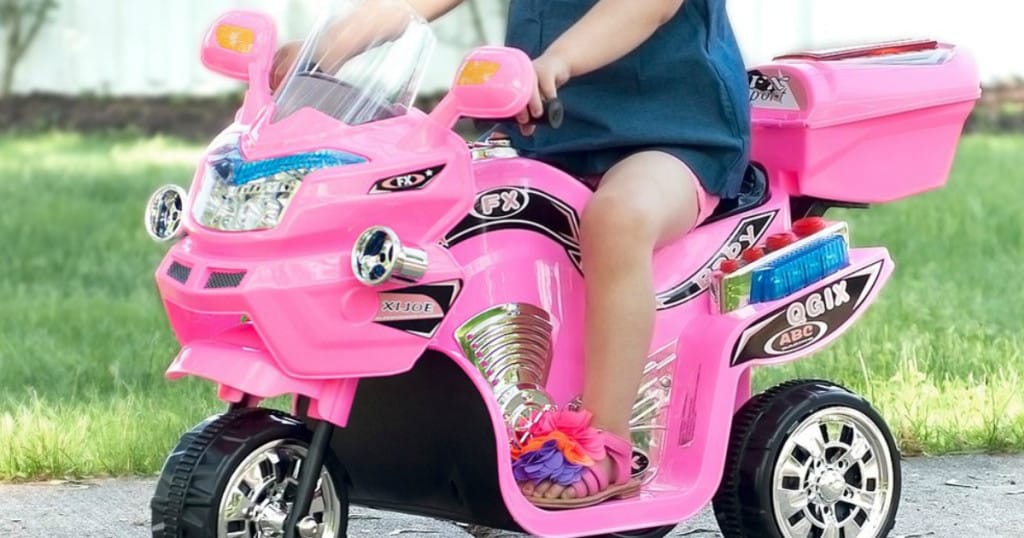 Great gift idea!

Today, July 4th only, hop on over to Zulily where you can score these fun Lil’ Rider 6V Three-Wheel Sport Bikes for only $39.99 (regularly $99.99+) – available in six different styles and colors!