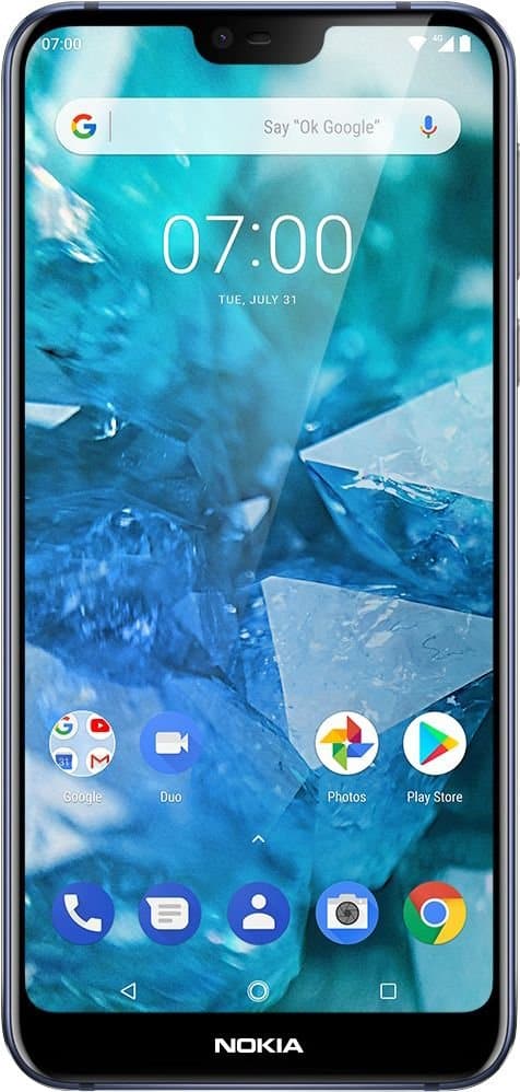 Nokia - 7.1 with 64GB Memory Cell Phone (Unlocked) - Blue for $199 (reg: $349)