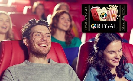 Invite only...Get a $20 Regal eGift Card for $10. 