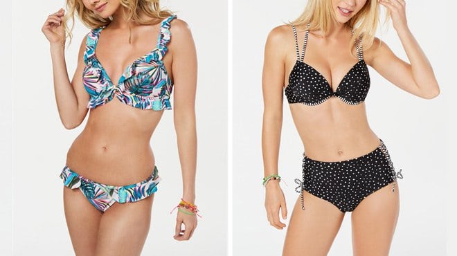 Juniors’ Bikini Tops & Bottoms JUST $9.99 Each at Macy’s – Many Styles Available!