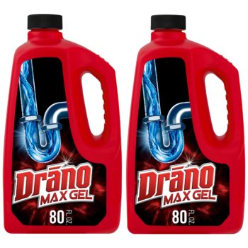 Amazon: Drano Max Gel Clog Remover, 80 Fl. Oz (2 Count) ONLY $8.50 Shipped