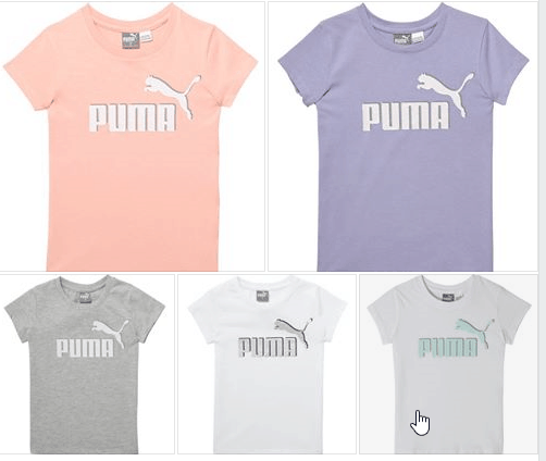 Puma Little Kids' Cotton Jersey Logo Tee for $3.99 (reg: $16) w/code (No Limit) + Free Shipping with Account 