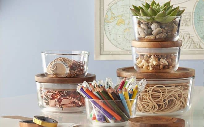 Pyrex 6-Piece Storage Set with Wood Lids $22.99 at Macy’s (Reg $59) – Today Only!
