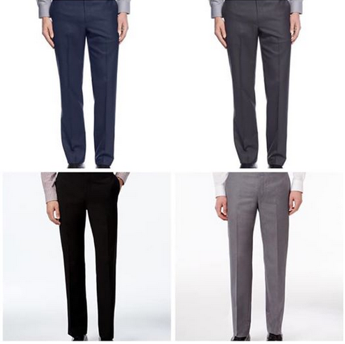  Slim-Fit Solid Dress Pants for $29.99 (reg: $95)