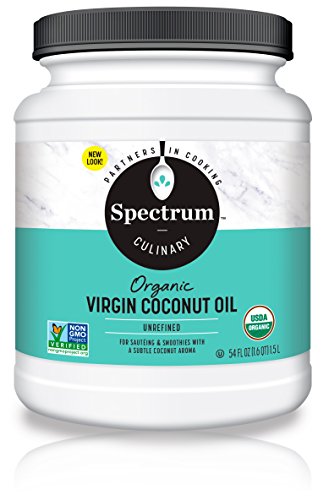 Amazon S&S Deal: Spectrum Organic Coconut Oil for Cooking, Virgin, Unrefined, 54 fl. oz.