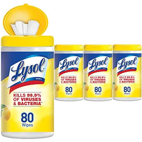 Lysol Lemon & Lime Blossom Disinfecting Wipes 4-Count Only $6.87