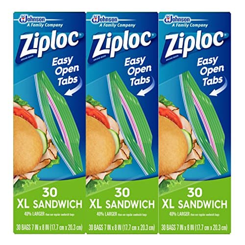 Ziploc XL Sandwich Bags 90 Count Only $6.27