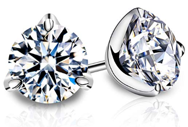 Amazon : 18K Genuine Gold Post and Swarovski Cut CZ Stud Earrings with 3 Firm Sterling Silver Prong Just $16.49 W/Code (Reg : $32.99) (As of 9/09/2019 11.42 AM CDT)