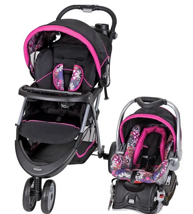 Baby Trend EZ Ride 5 Travel System, Floral Garden for $108.70 (Reg $159.00)