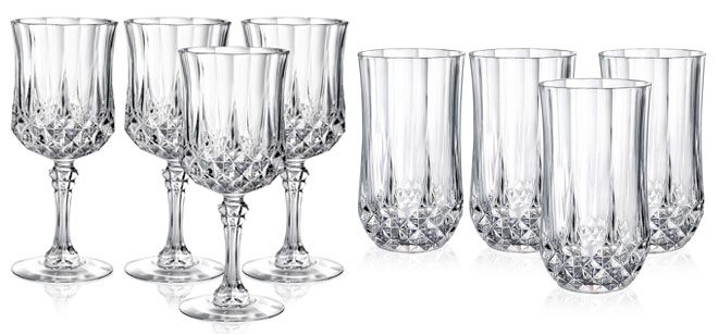 Longchamp Glassware Sets for JUST $9.99 + FREE Pickup at Macy’s (Reg $30)