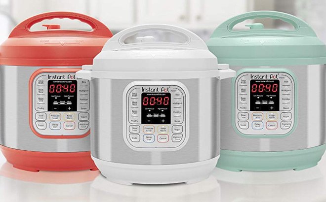 Instant Pot Duo 6-Quart Pressure Cooker for ONLY $59.99 + FREE Shipping (Reg $100)