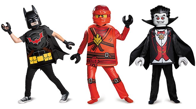 Kids’ LEGO Halloween Costumes Starting at $7.99 at Zulily – Many Different Styles!