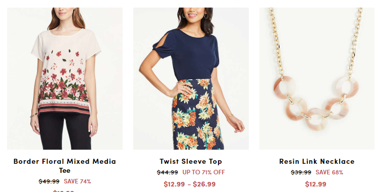 (Online Only) Ann Taylor Factory - Up to 85% Off Clearance + Extra 15% Off