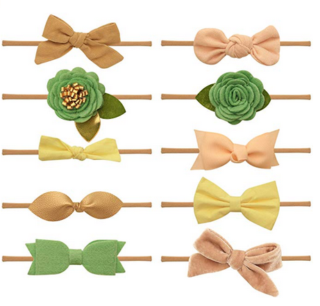 Baby Girl Headbands and bows for $5 w/code 
