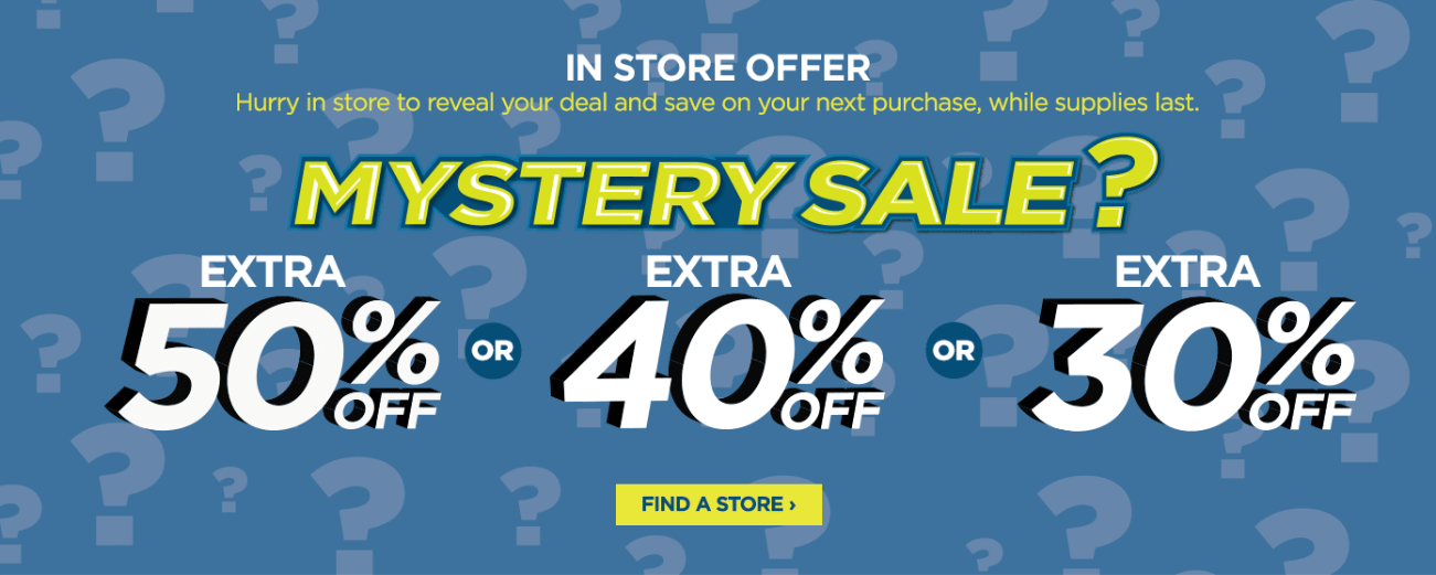 JCPenney: 30% - 50% Off Your Purchase (Mystery Coupon Giveaway Till Oct 20th)
