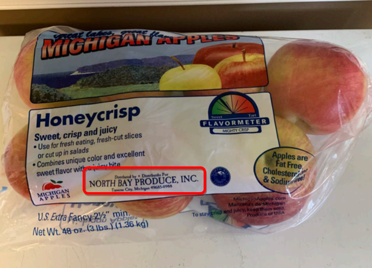 A Michigan produce company is recalling nearly 2,300 cases of fresh apples for possible listeria contamination. North Bay Produce said that the recall affects six different apple varieties including Fuji, Honeycrisp, McIntosh, Jonamac, Jonathan, and Red Delicious.