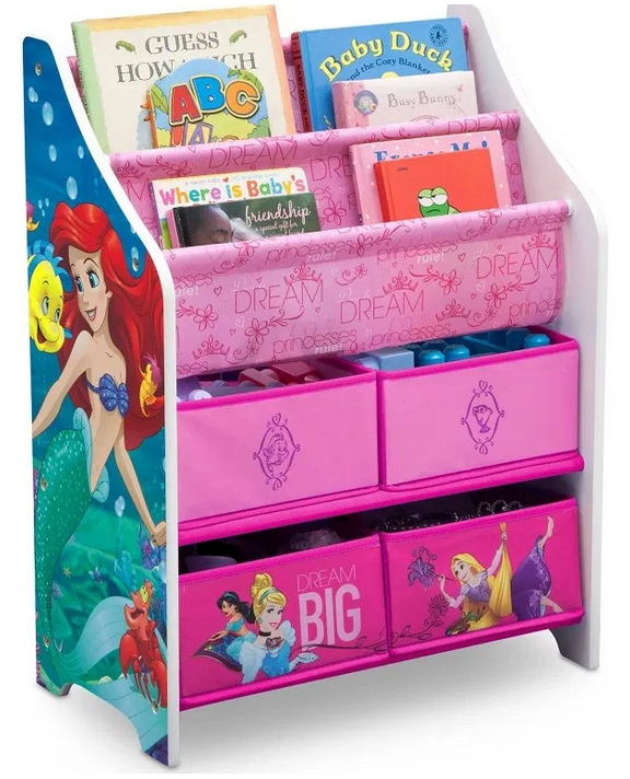Disney Princess Book & Toy Organizer for $19.99 $19.99 (Reg $40.99)