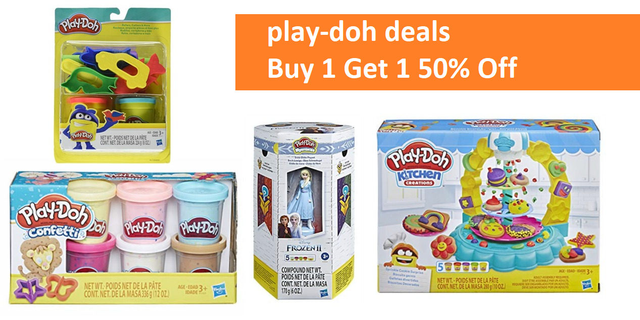 Play-Doh Deals (Buy 1 Play-Doh Set & Get 1 50% Off!)