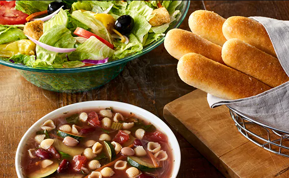 Olive Garden: Unlimited Soup, Salad & Breadsticks - Only $5.99