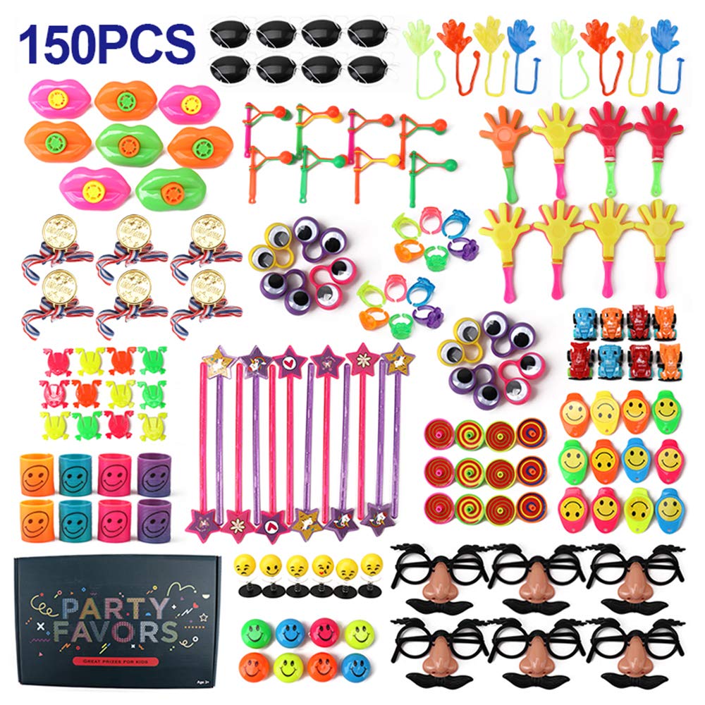 150 PCS Carnival Prizes for Kids Birthday Party Favor Prizes Box Toy Assortment for $12.49 w/code