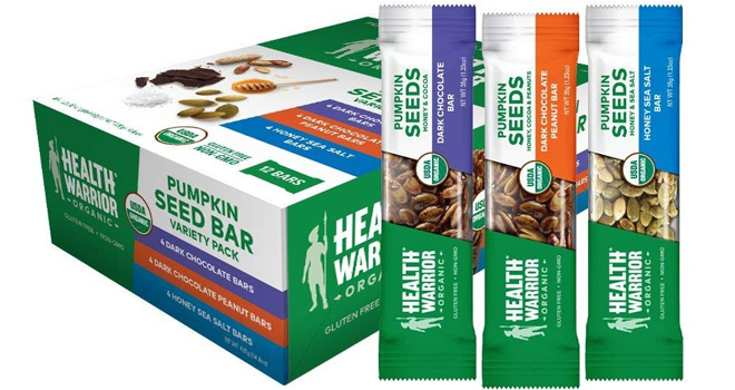Health Warrior Pumpkin Seed Protein Bars 12-Count JUST $5.74 at Amazon – 47¢ per Bar!