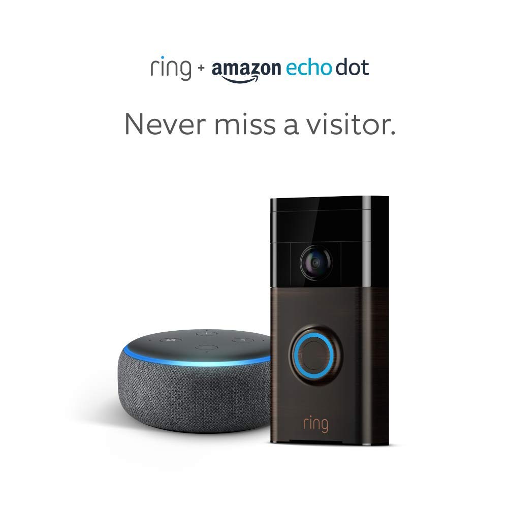 Ring Wi-Fi Smart Video Doorbell Only $79.99 Shipped (Regularly $150) + FREE Echo Dot