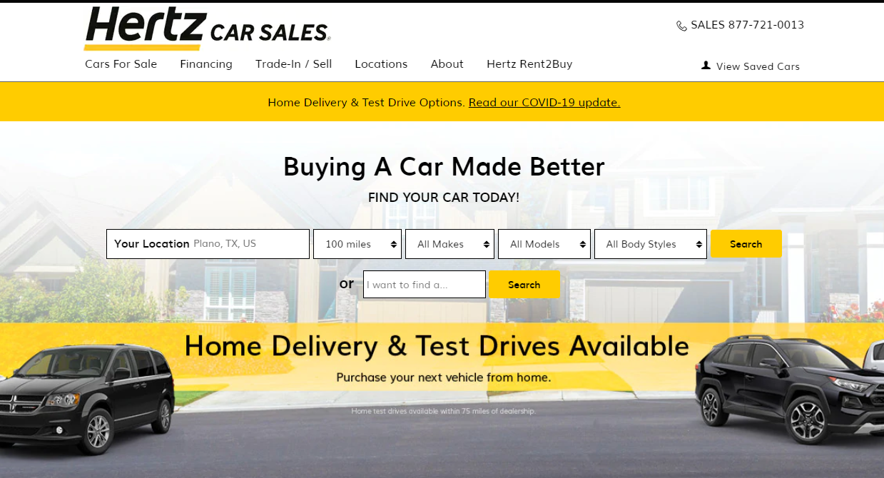 Hertz Used Car Sales - Good Prices are now.