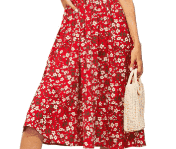 Women Dresses Tie Front V-Neck Spaghetti Strap Sundress for $7.99 - $14.39 (Reg $35.99) at Amazon