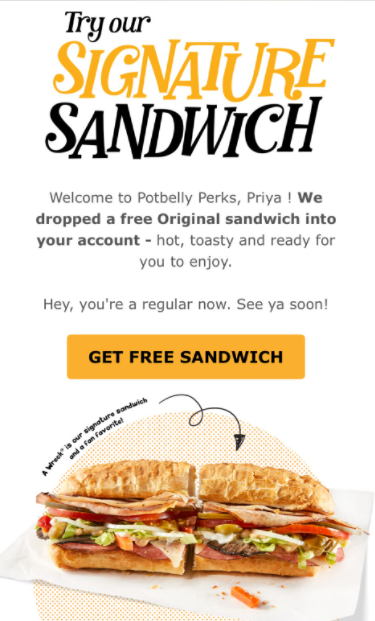 Free Potbelly Sandwich with App Download! ($7.79 Value)