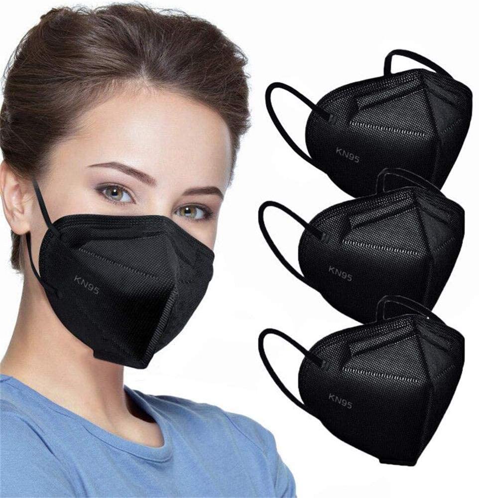 50-Pack KN95 Black Face Masks $5.95 at Amazon