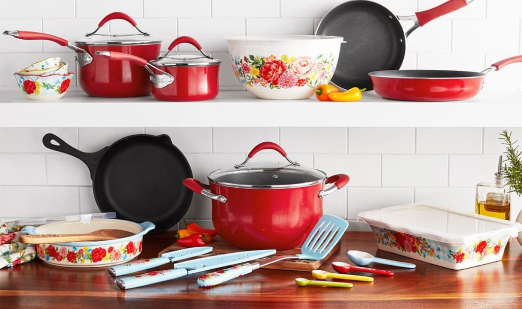 The Pioneer Woman Nonstick Cookware 30-Piece Set Just $79 Shipped on Walmart.com