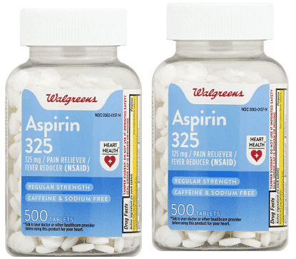 100-Count Walgreens Aspirin ONLY 2 for $1.40 shipped