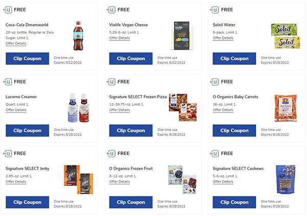 Albertsons  & Affiliate Stores :  FREE Baby Carrots, Coca-Cola Dreamworld, Soleil Water, Frozen Pizza