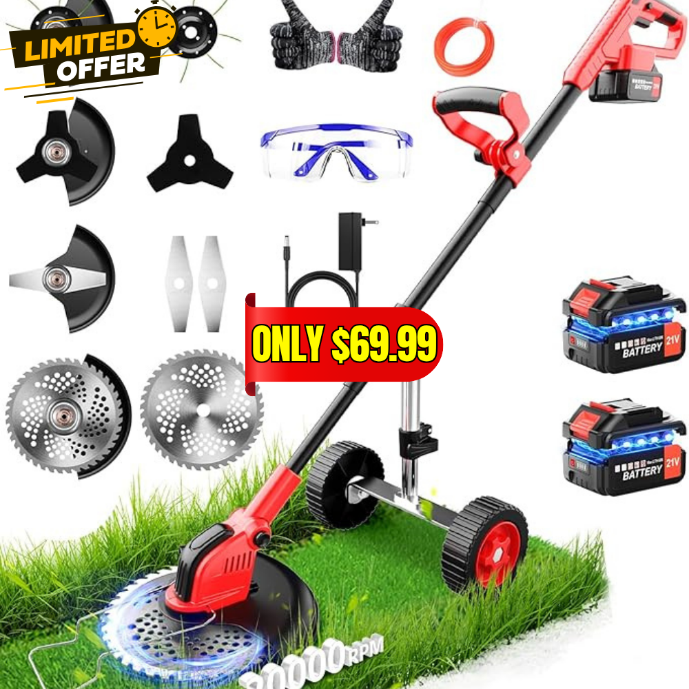 20000 RPM Electric Weed Wacker Promo: Save 50% at DealsFinders.com
