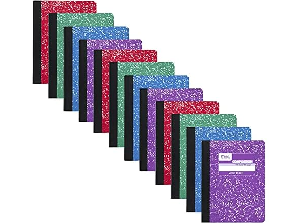 Mead Composition Notebooks 12 Pack Deal: Save 57% at Woot