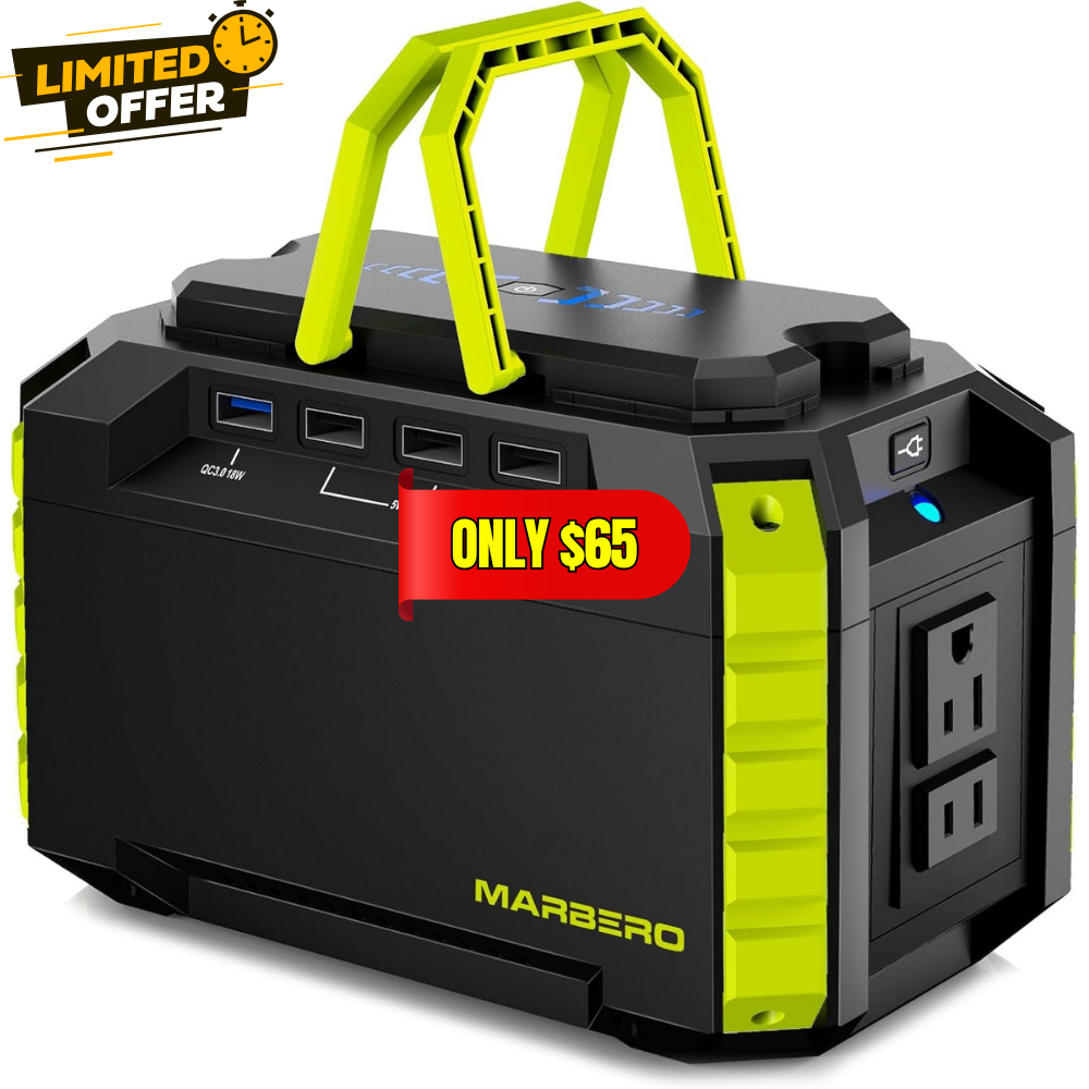 MARBERO Portable Power Station 150Wh Sale: Save 11% at No Coupon Needed