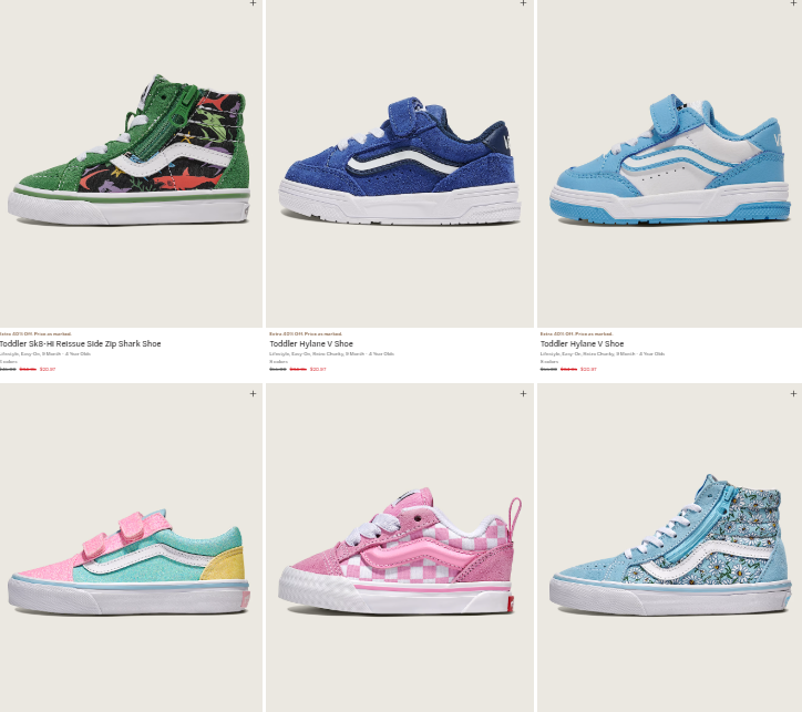 Vans Shoes Sale: Save Up to $14.97 at Vans Shoes Sale now