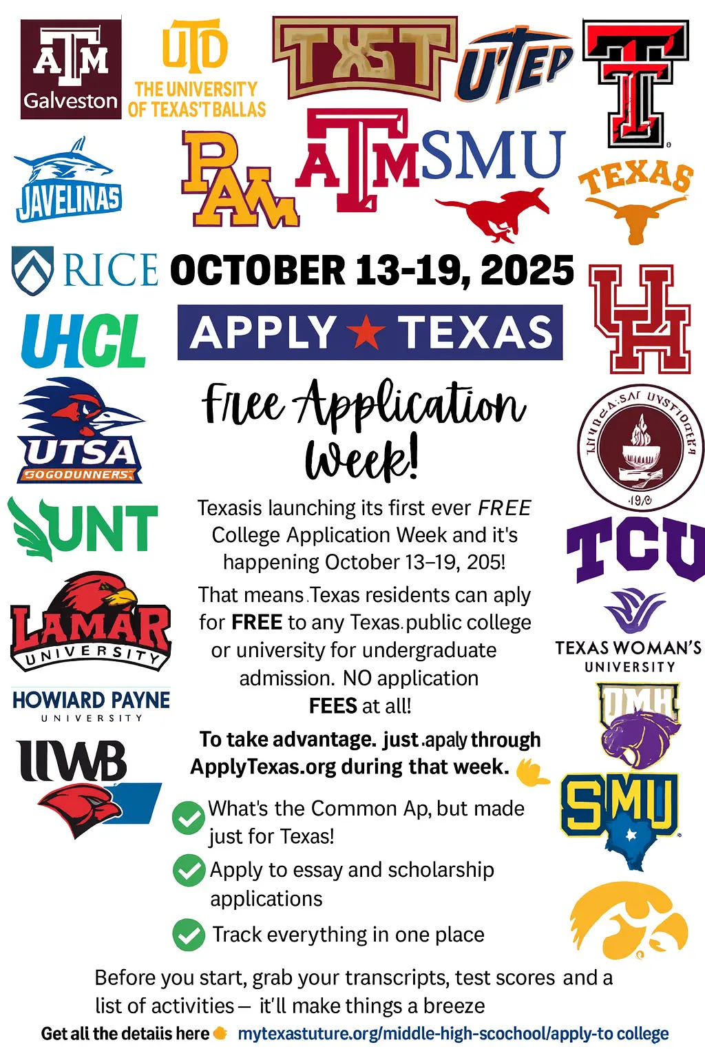 Texas Students Apply to College for FREE This October Deals Finders Texas Students Apply to College for FREE This October Deals Finders