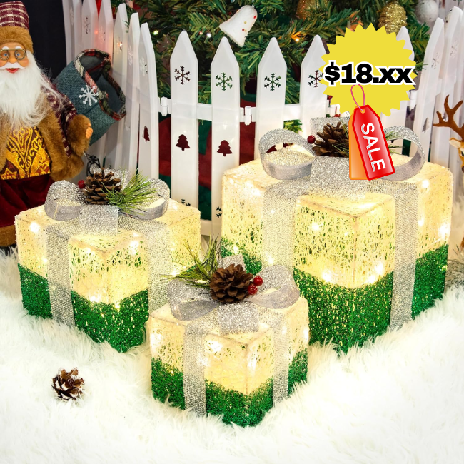 Christmas Lighted Gift Boxes Promo: Save with M3WYXZVB Code