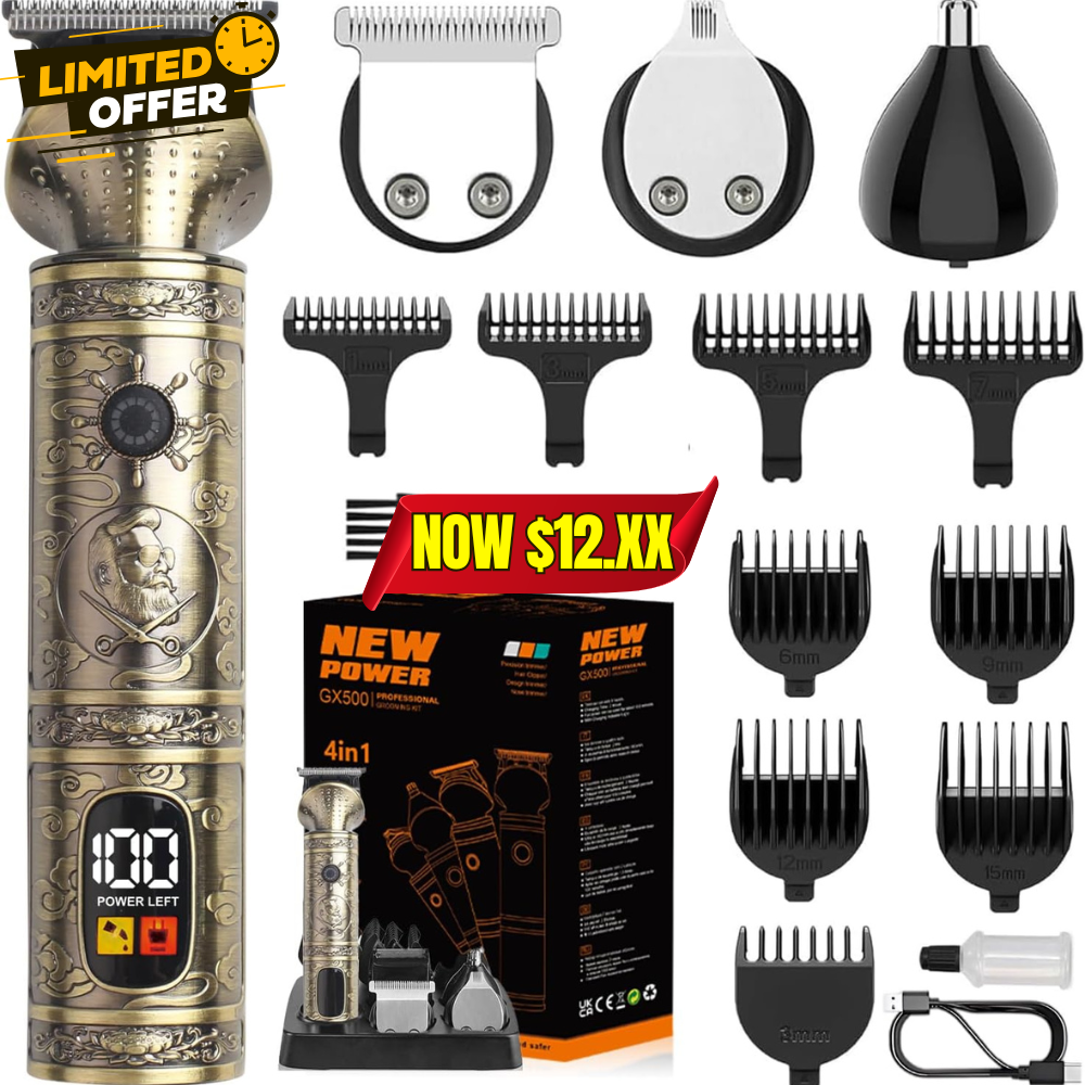 Trimmer Kit Professional Hair Clipper Promo: Save with 6POGGI6D Code