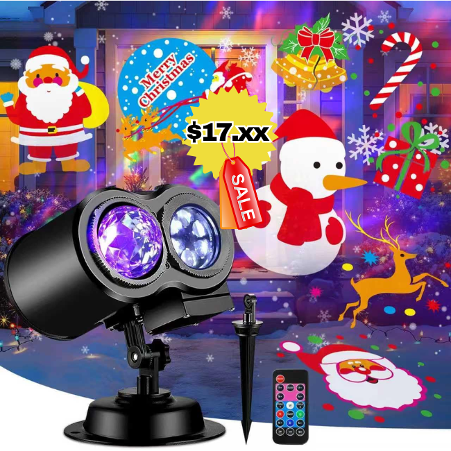 Christmas Decorations Projector Lights Promo: Save with R3OZVW62 at DealsFinder…