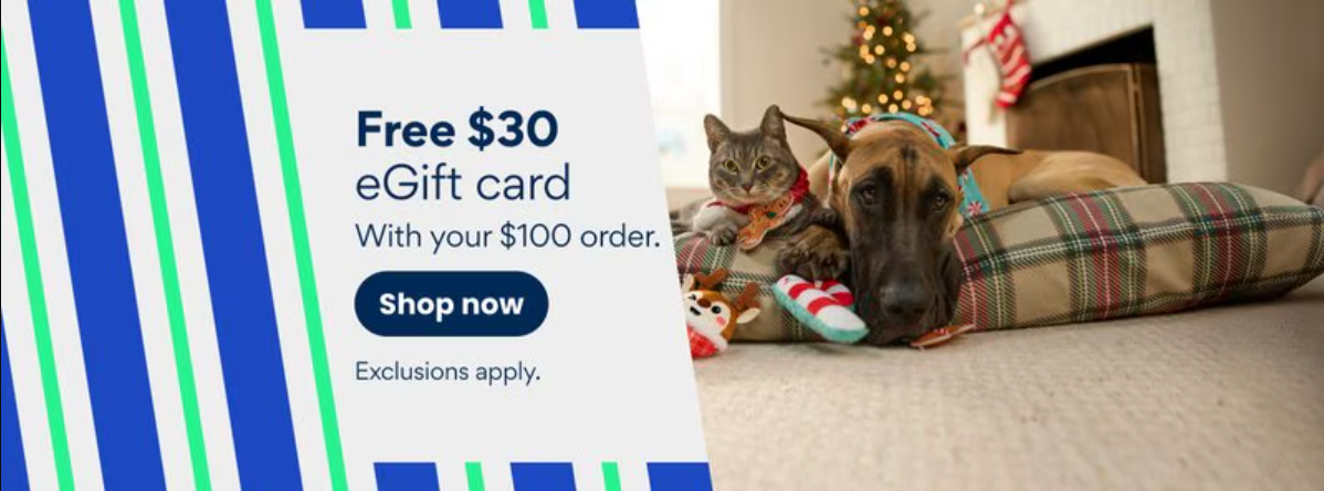 FREE $30 Chewy eGift Card Deal: Spend $100 at Chewy