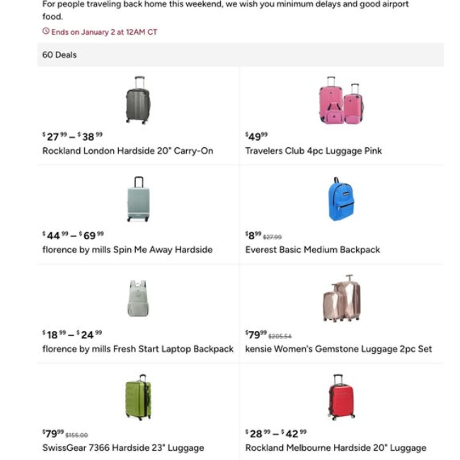 Luggage Under $100 Deal: Save at Woot