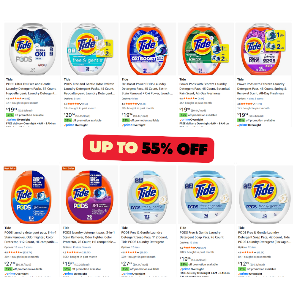 Tide Brand Examples Tide Pods - Deals Finders