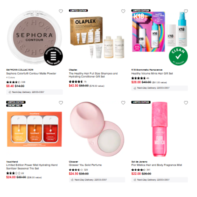 Sephora Beauty Year-End Sale: 50% Off Skincare & Makeup