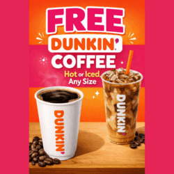dunkin-free-coffee